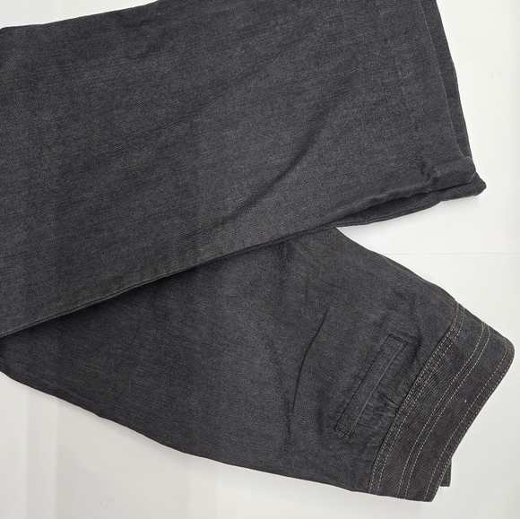 Bandolino Pants Womens 6 Gray  Capri  Pockets Casual Flat Front - Picture 6 of 6